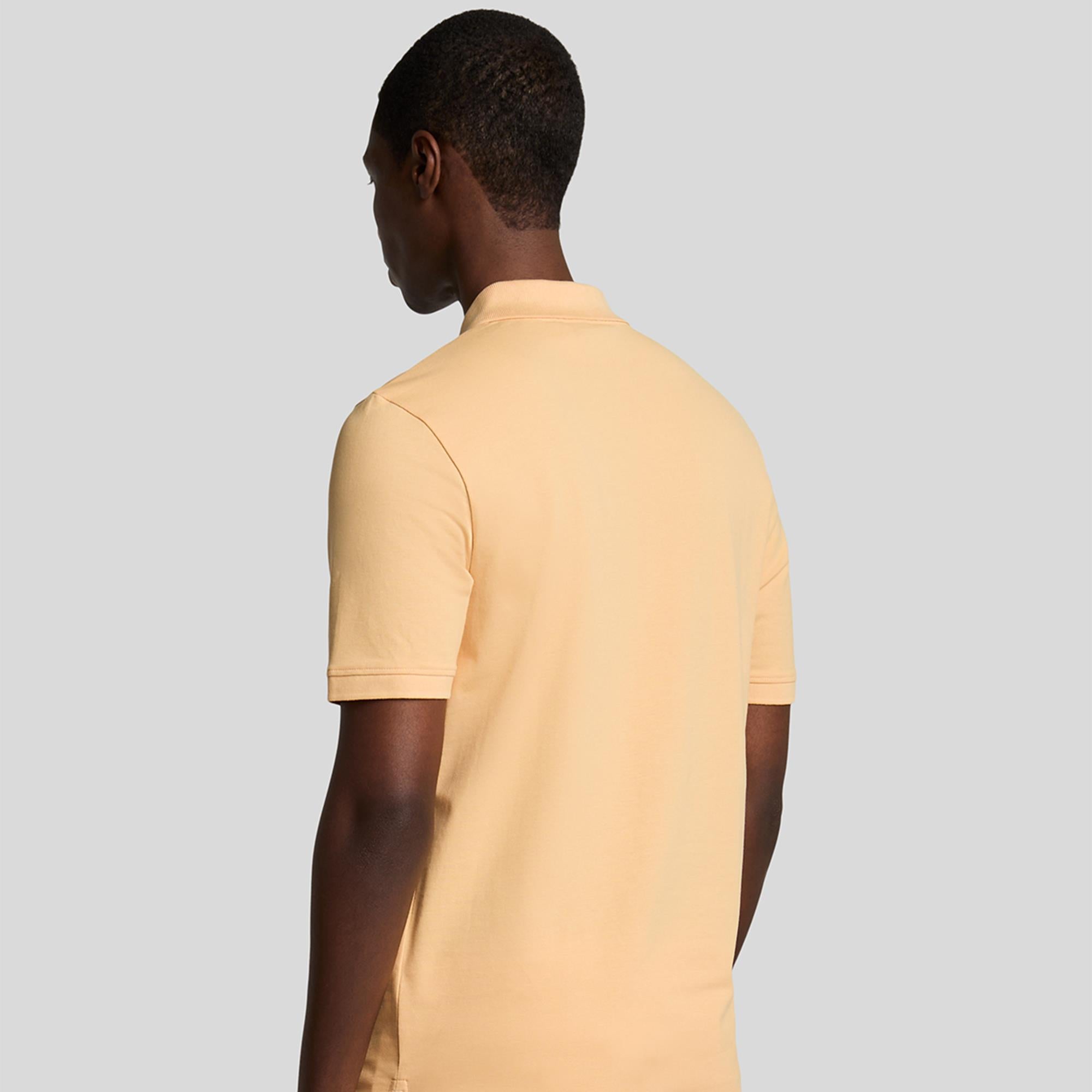 Lyle & Scott Plain Mens Polo Shirt Sherbet